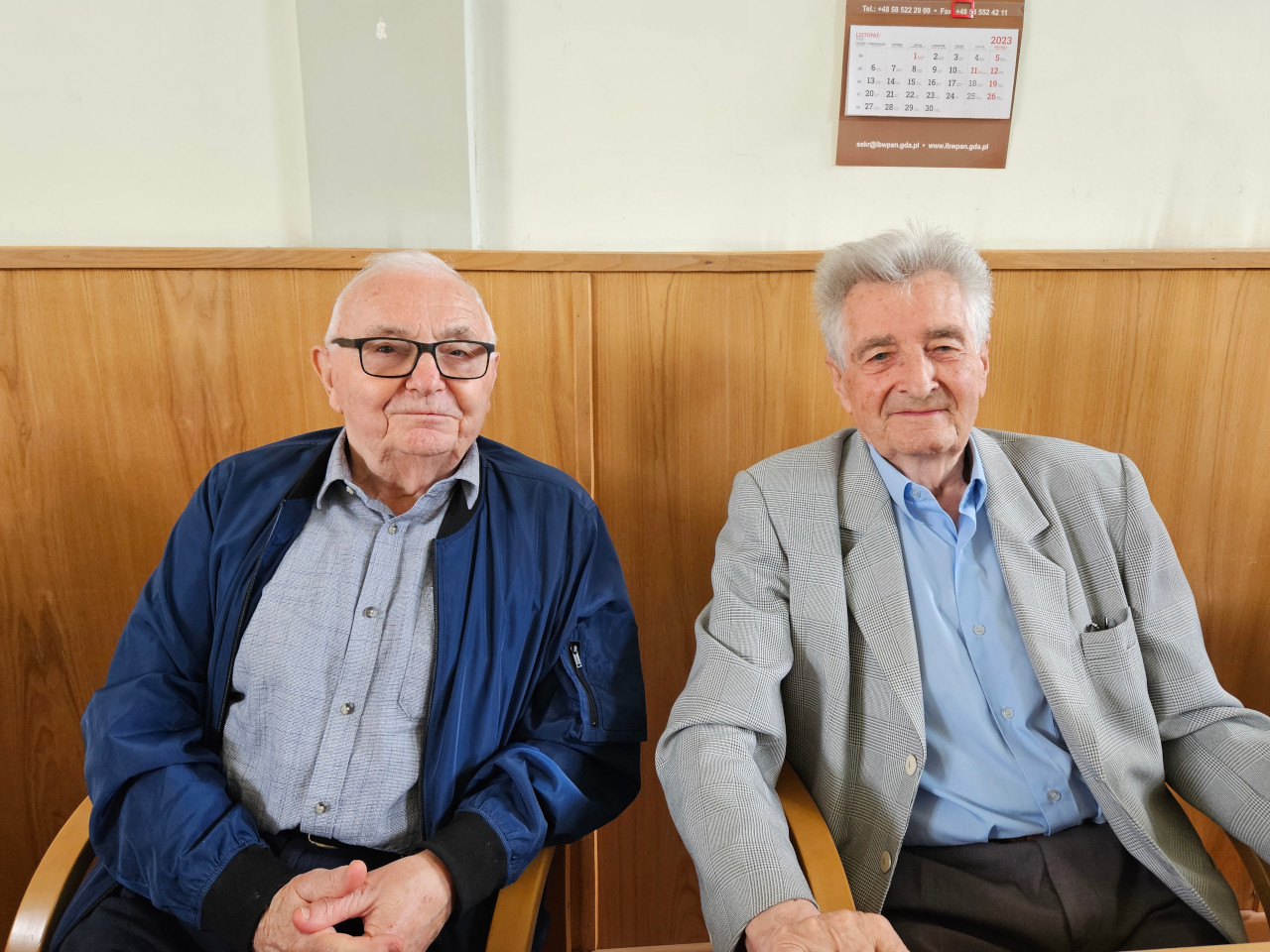 prof. Henryk Zaradny i prof. Wojciech Majewski