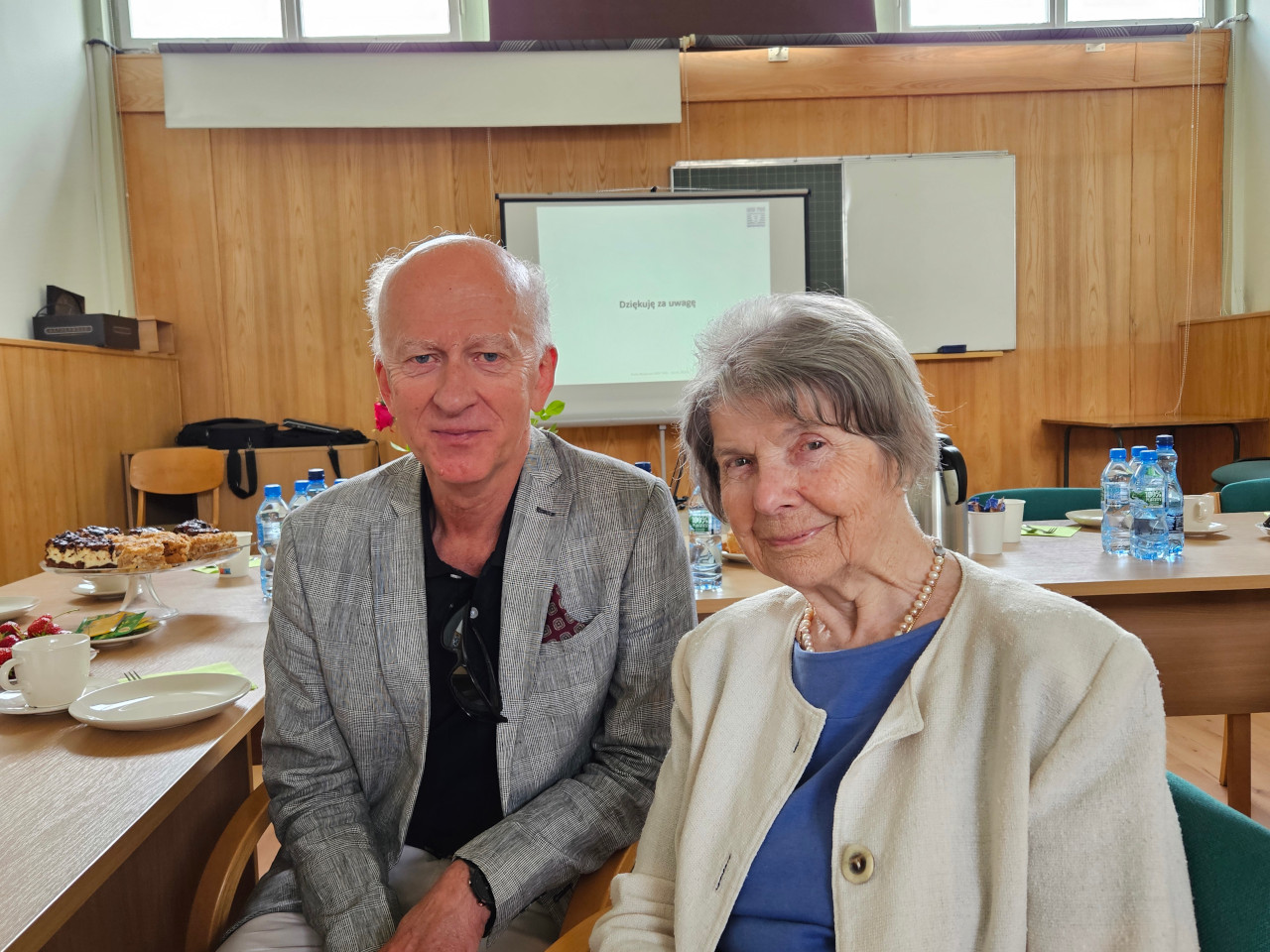 prof. Waldemar Świdziński i prof. Ewa Jasińska