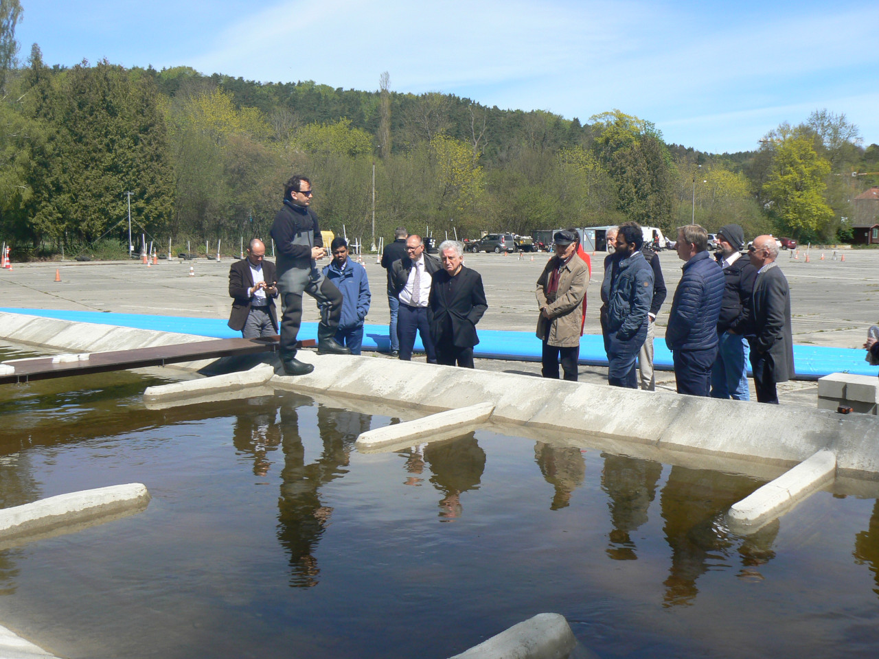 Visiting the Hydraulic Laboratory of IBW PAN