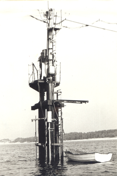Fig. 2. Measuring tower in 70's...