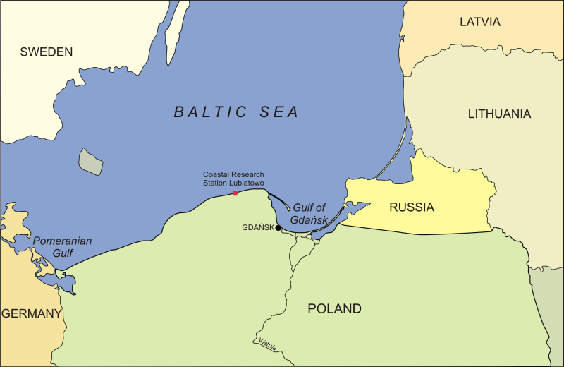 Fig. 1. Location of CRS Lubiatowo on Polish coast